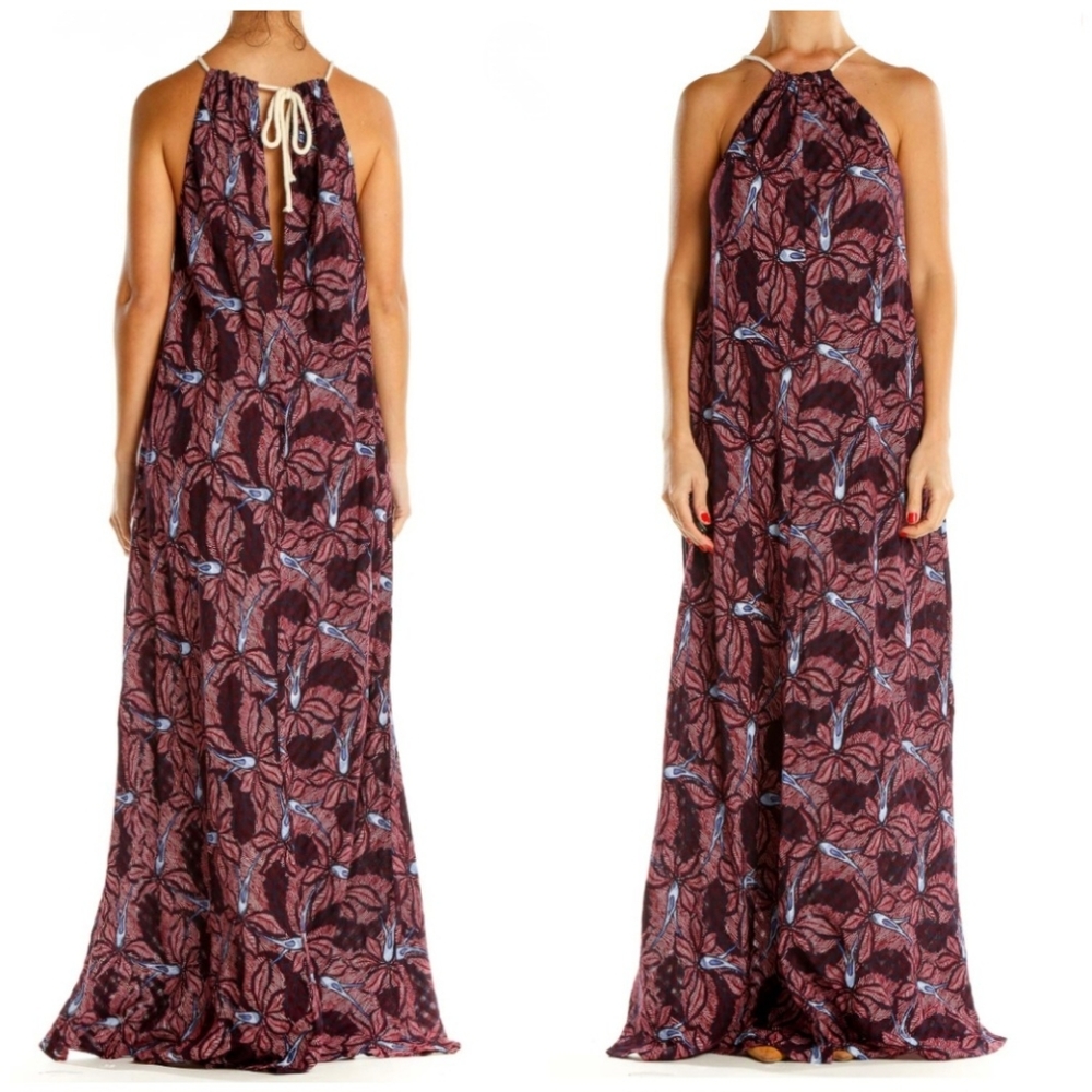Floor-length Floral Maxi (vintage)